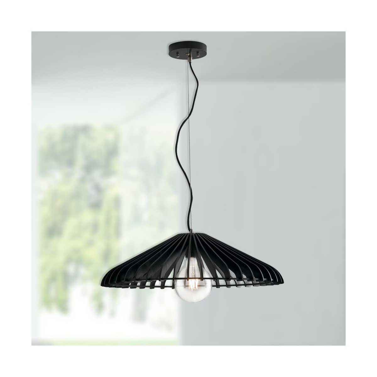 lampadario in legno rustico moderno pendente