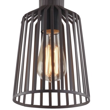 Abat-jour cage en métal couleur Dayton Suspension