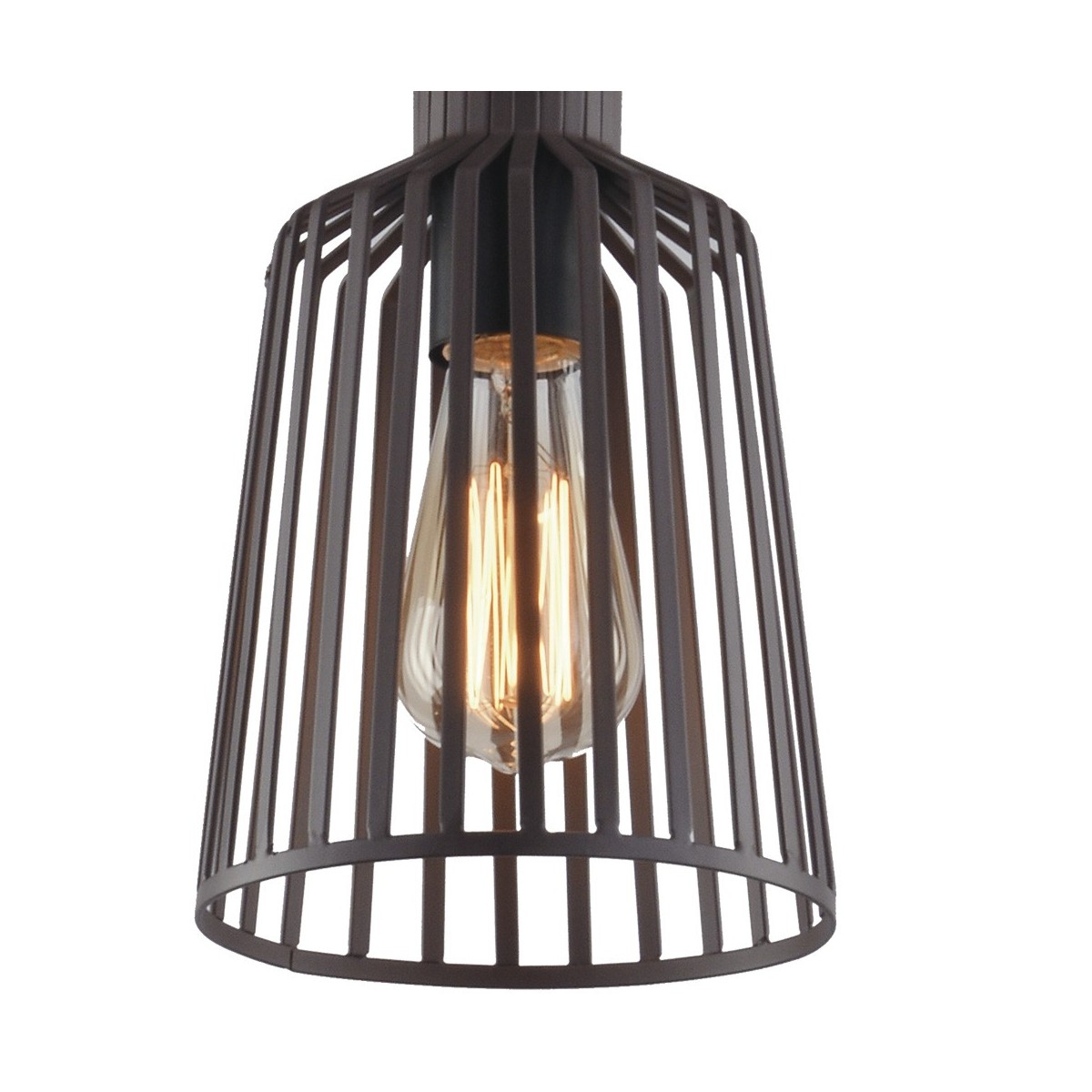 Abat-jour cage en métal couleur Dayton Suspension