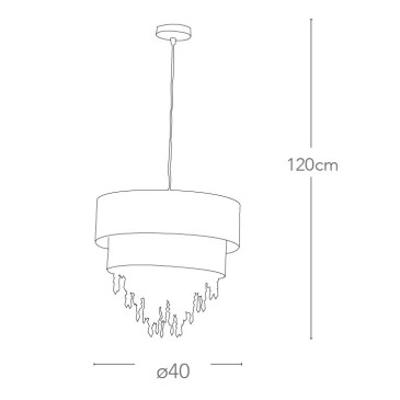 Suspension classique lustre...