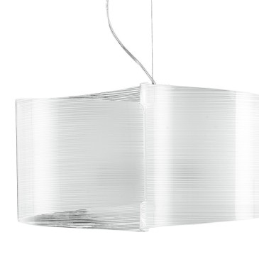 Diffuseurs avec des feuilles pliées en verre transparent avec une décoration fine Ligne Joyce FanEurope