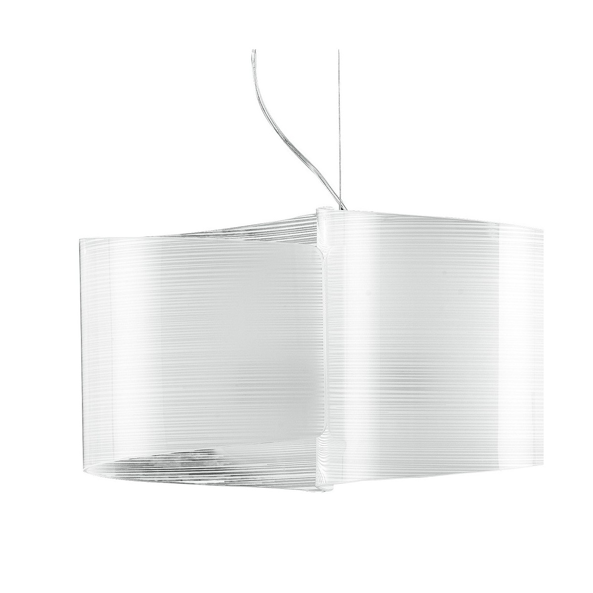 Diffuseurs avec des feuilles pliées en verre transparent avec une décoration fine Ligne Joyce FanEurope