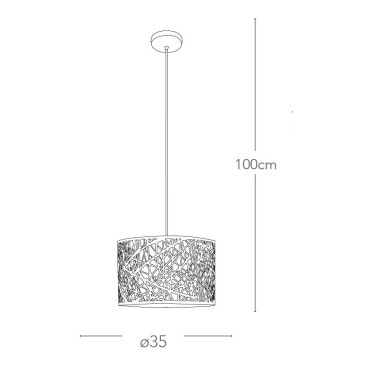 Lustre suspendu circulaire...