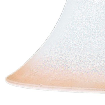 Diffuseur en verre blanc FanEurope avec bord dégradé rose