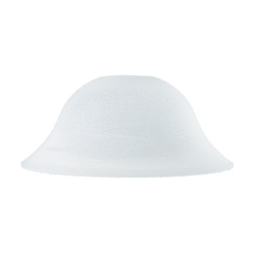 I-V07003104202000 - Abat-jour pour suspendre la cloche en verre albâtre blanc 31x12 cm F42