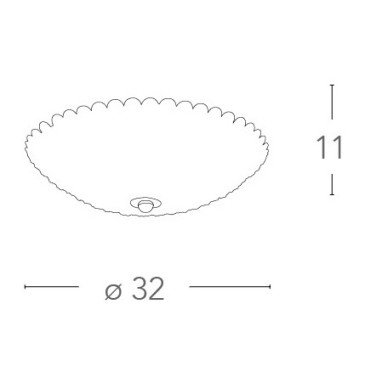 Plafonnier Circulaire Planet 32 cm en Métal avec Cercles et Cristaux FanEurope Décoration