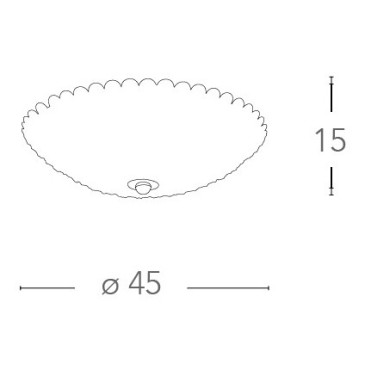 Plafonnier Circulaire Planet 45 cm en Métal avec Cercles et Cristaux FanEurope Décoration