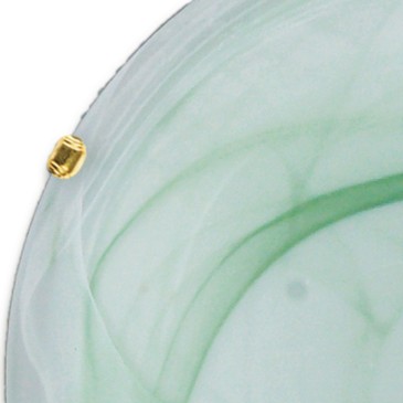 Plafonnier Diffuseur en Verre Vert Ombré 30 cm Duna FanEurope