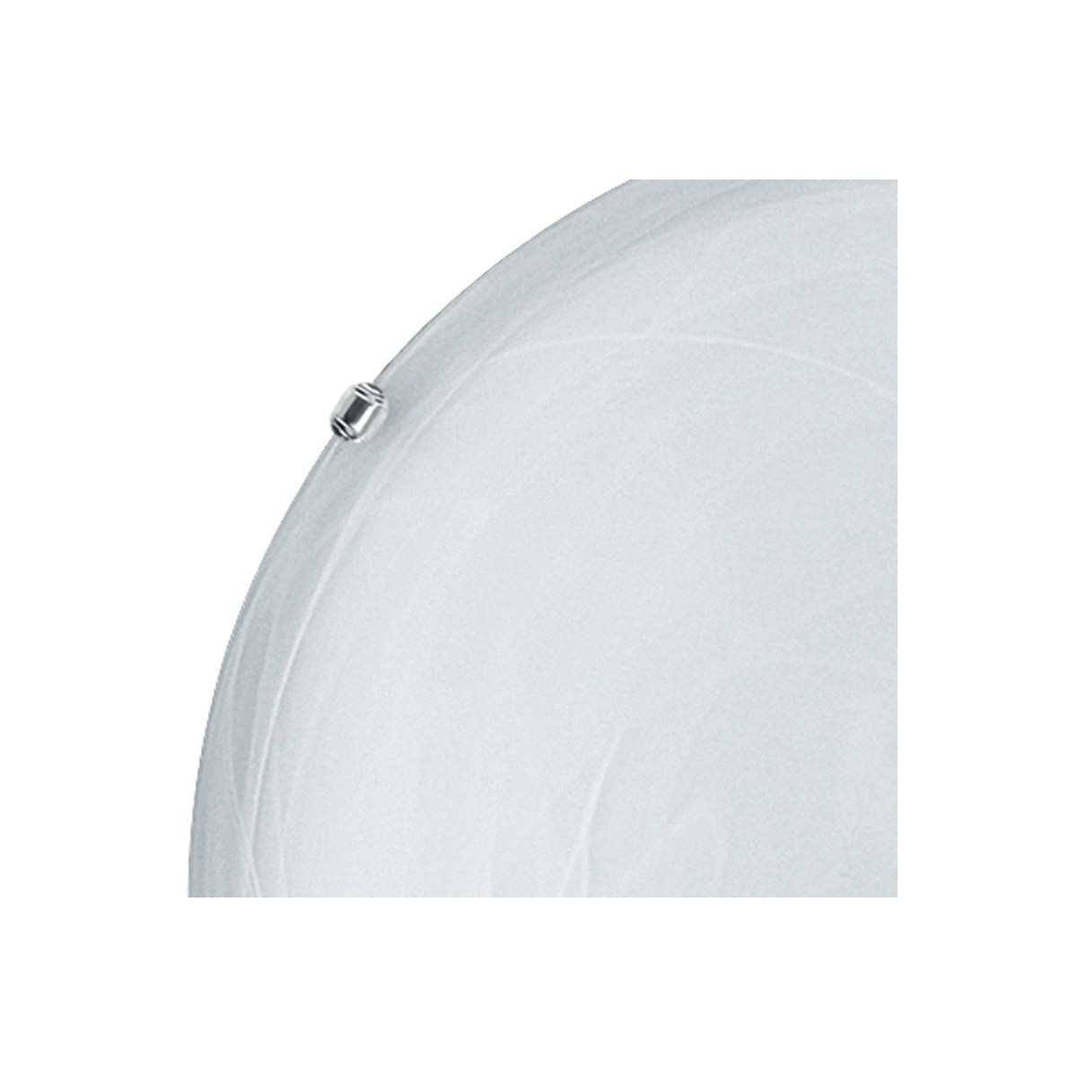 Plafonnier Diffuseur en Verre Blanc Ombré 40 cm Duna FanEurope