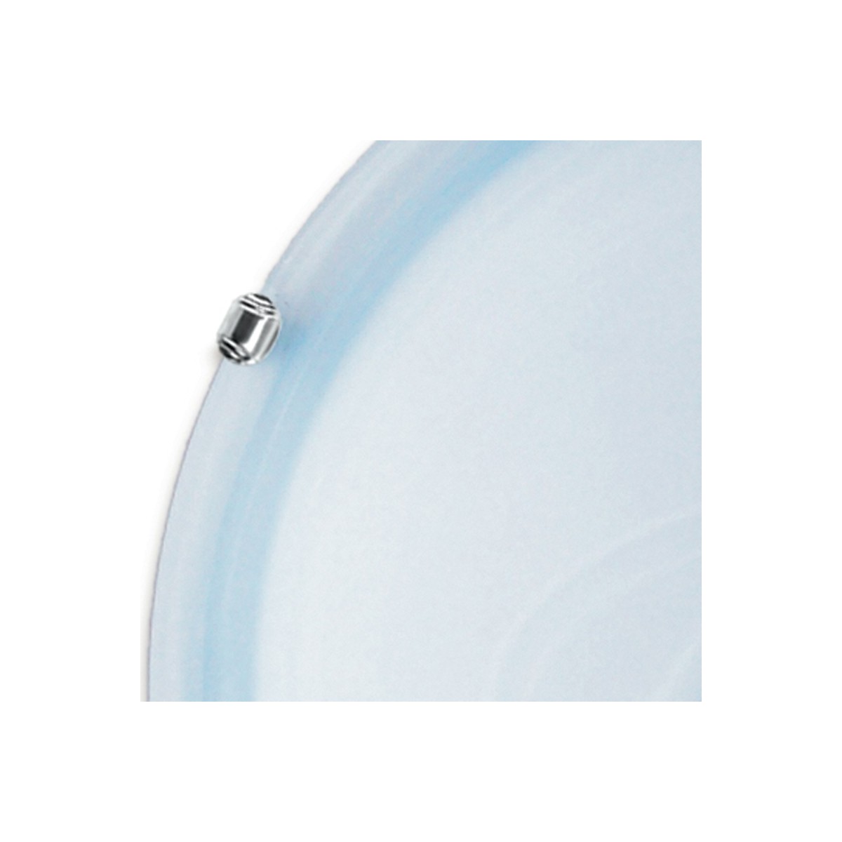 Plafonnier Diffuseur Verre Bleu Ombré 30 cm Duna FanEurope