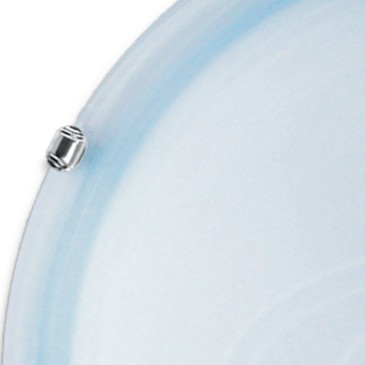 Plafonnier Diffuseur Verre Bleu Ombré 40 cm Duna FanEurope