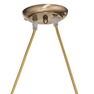 Fan Europe Halley Billiard Suspension in Bronze Metal