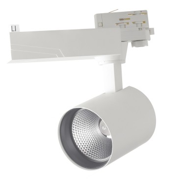 Spot sur rail blanc LED A + 3000kelvin 10 watts