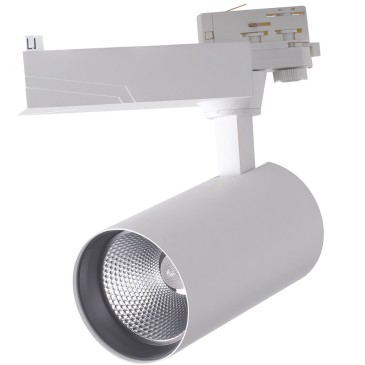 Spot sur rail blanc LED A + 3000kelvin 20 watts