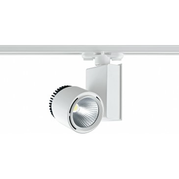 Projecteur pour rail et éclairage LED en blanc 33 watts 3000 kelvin