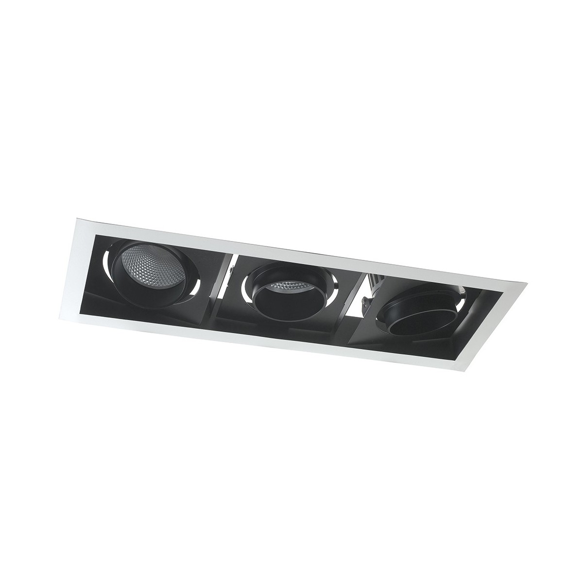 Tre Luci Led Incluse 30 watt e 3000 kelvin Faretto Apollo