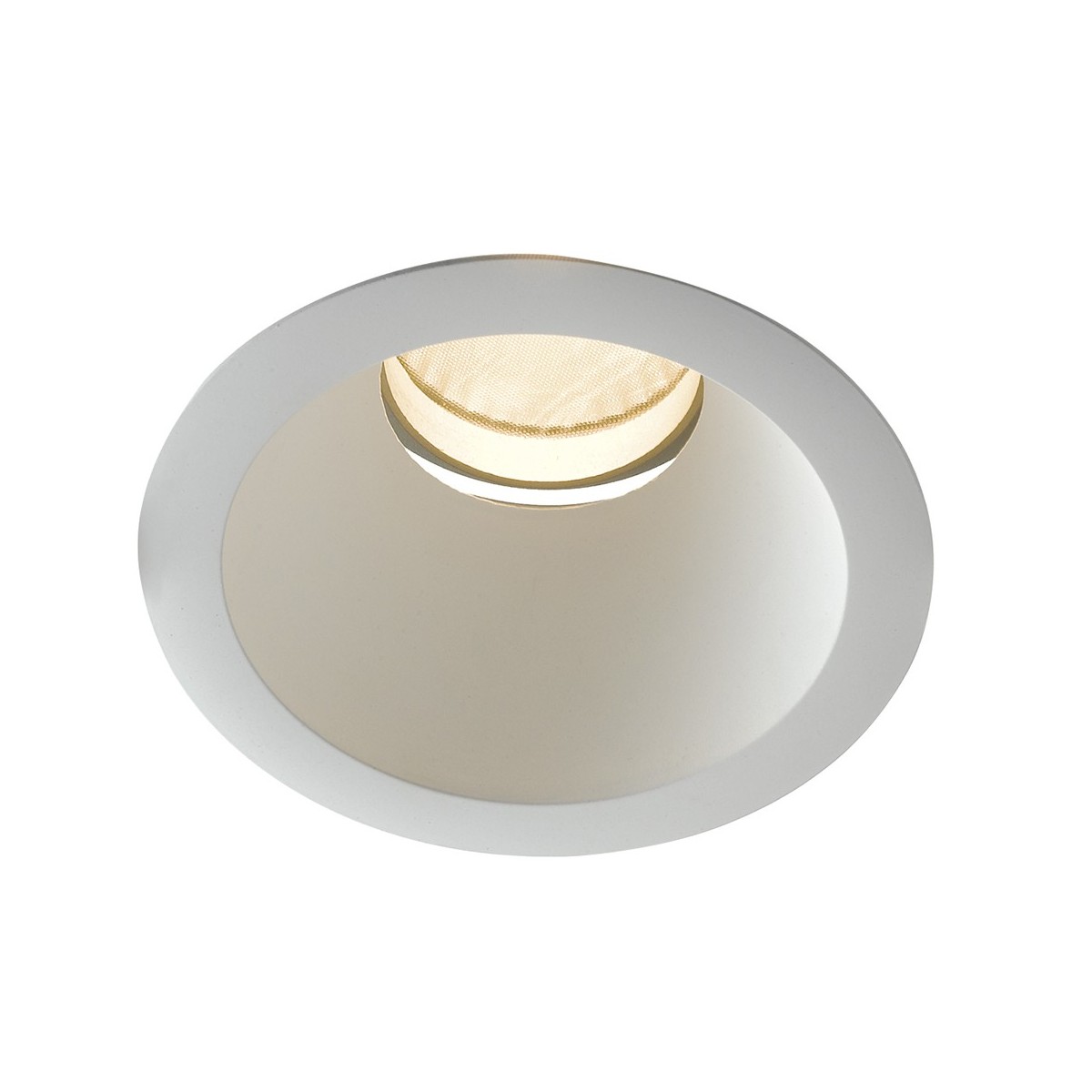 INC-ELITE-1X10C - Faretto Incasso Alluminio Bianco Cartongesso Led 10 watt Luce Calda