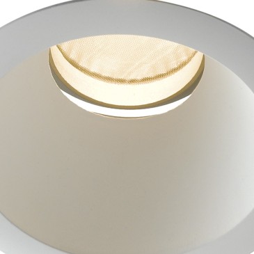 Struttura in Alluminio Bianco con Luce Led Calda Linea Elite