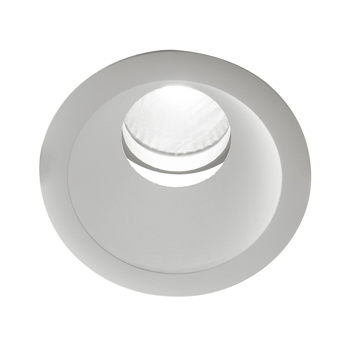 INC-ELITE-1X10M - Spot rond encastré blanc faux plafond Led 10 watts lumière naturelle