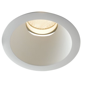 INC-ELITE-1X20C - Incasso Tondo Bianco Soffitto Ribassato Faretto Led 20 watt Luce Calda