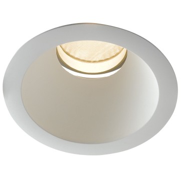 INC-ELITE-1X30C - Spot encastré rond en placoplâtre blanc avec lumière chaude de 30 watts