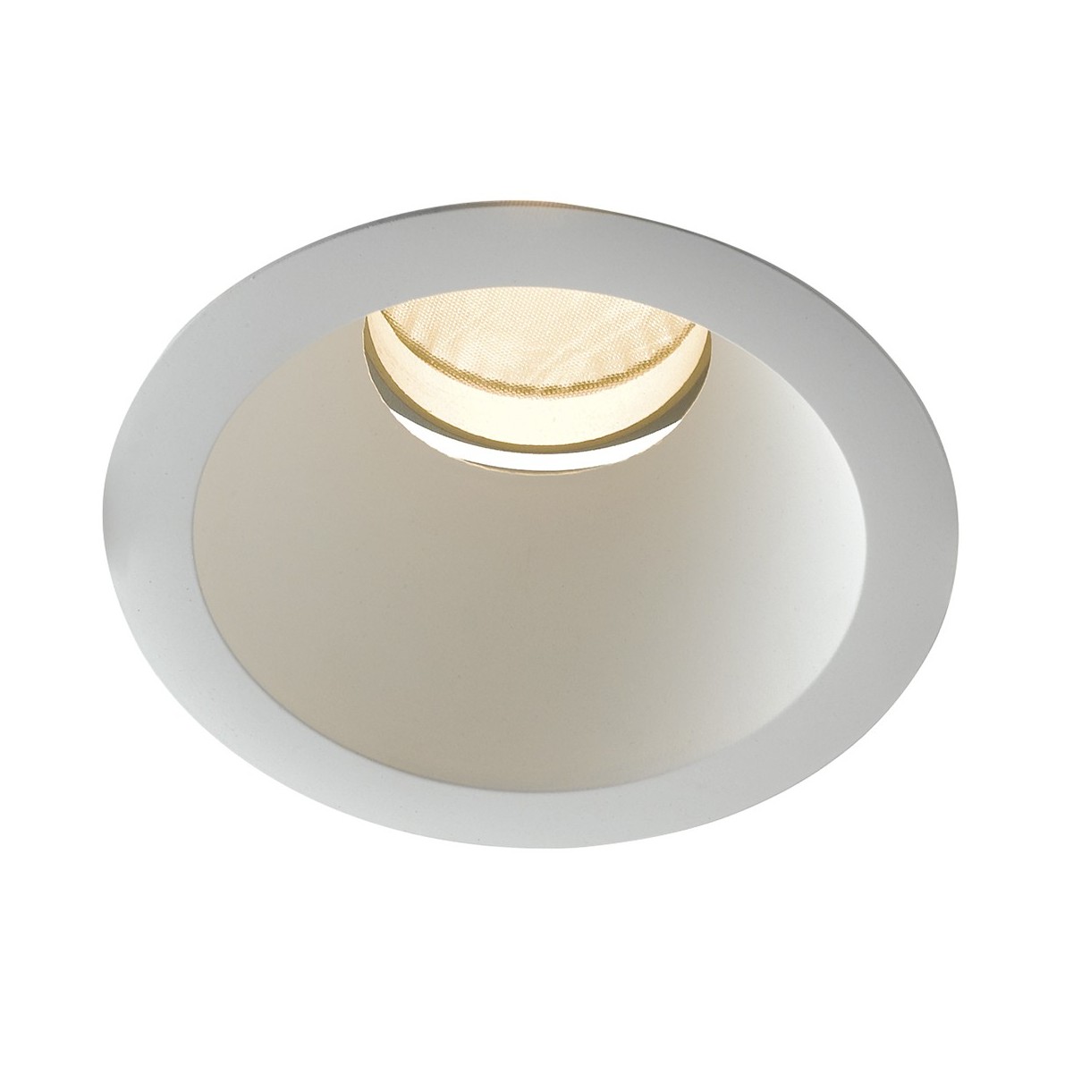 INC-ELITE-1X30C - Spot encastré rond en placoplâtre blanc avec lumière chaude de 30 watts