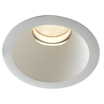 INC-ELITE-1X45C - Faretto a Incasso Bianco Tondo Soffitto Ribassato Led 45 watt Luce Calda