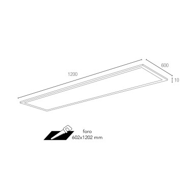 Spot encastré White Led A + 5000kelvin 60 watts