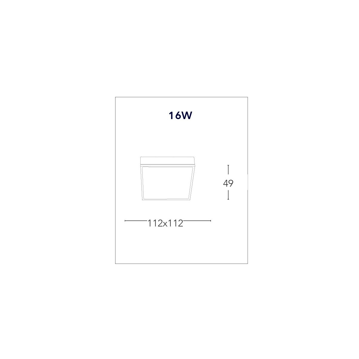 Quadratische Deckenleuchte, geprägtes weißes Aluminium, LED-Zwischendecke, 16 Watt, natürliches Licht