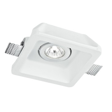 INC-MORGANA-Q1 - Spot encastrable Downlight Faux plafond Spot orientable Carré Enduit à peindre GU10