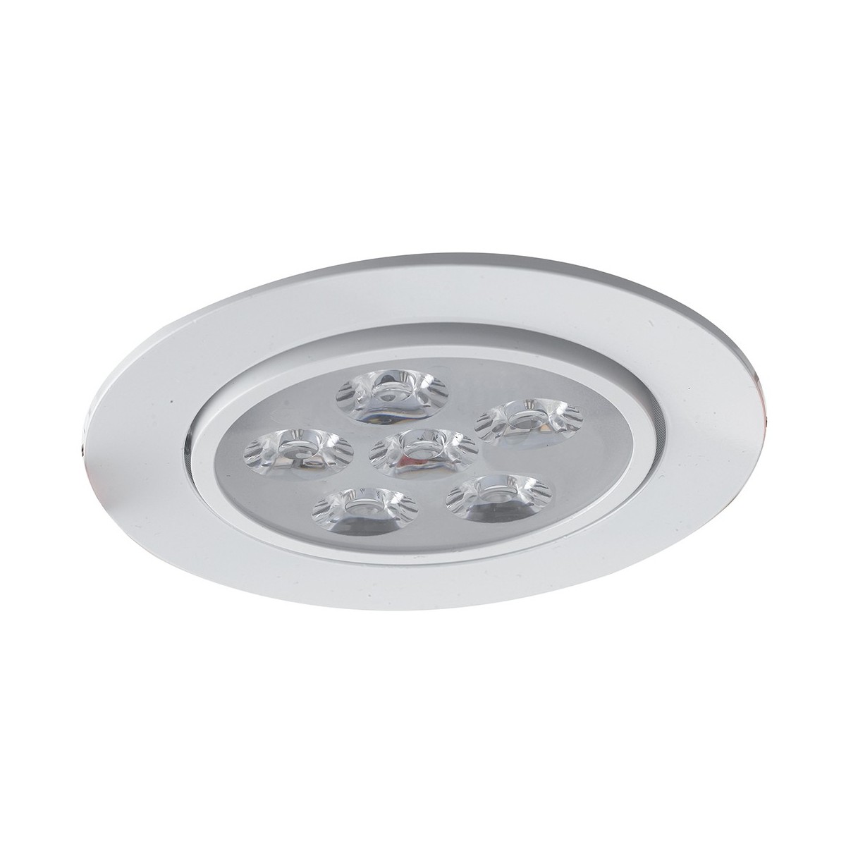 INC-RAINBOW-M - Spot orientable encastré en aluminium Faux plafond Led lumière RGB 12 watts Full Color