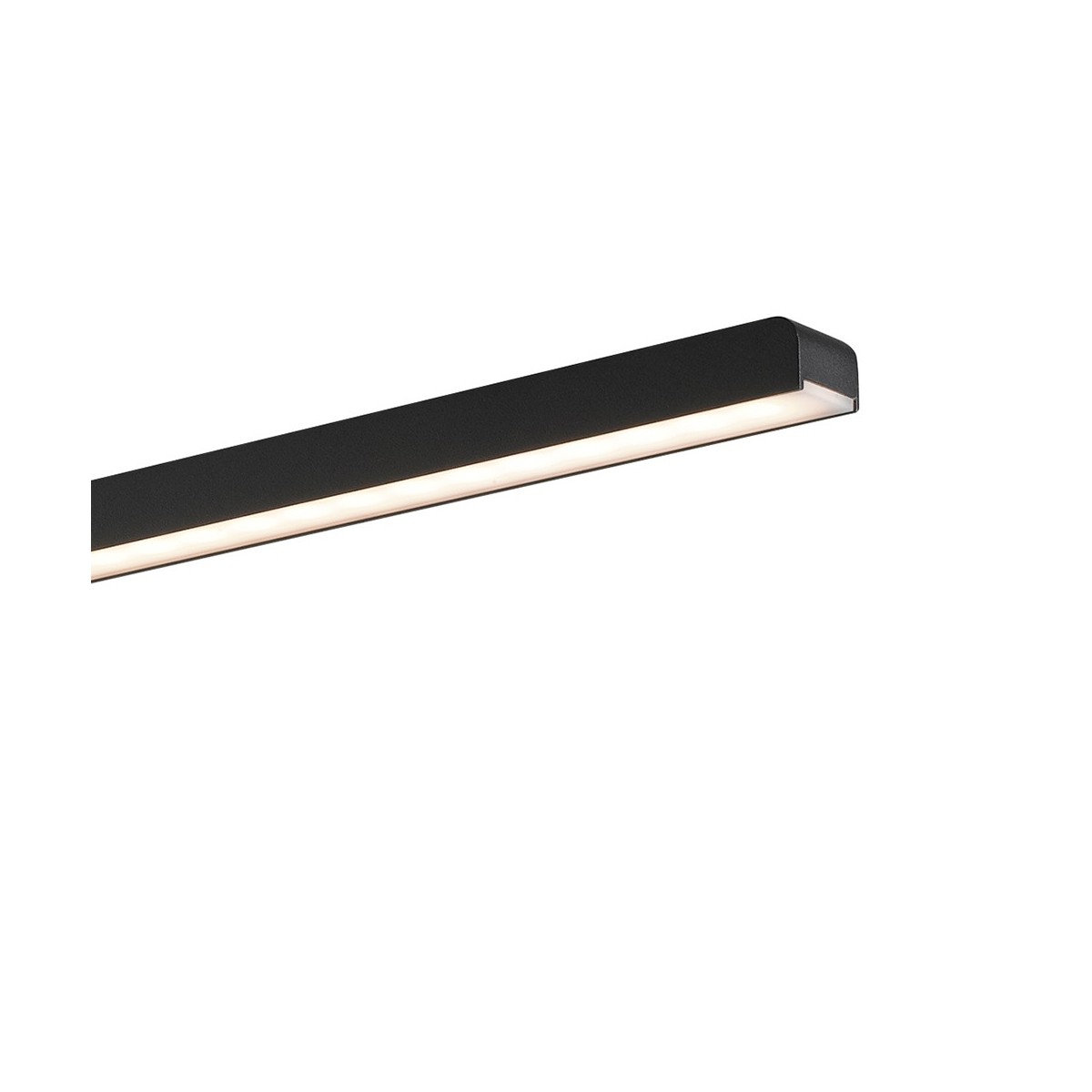 LED-W-LANCER NERO Applique specchio Nero Led A 4000kelvin 17 watt