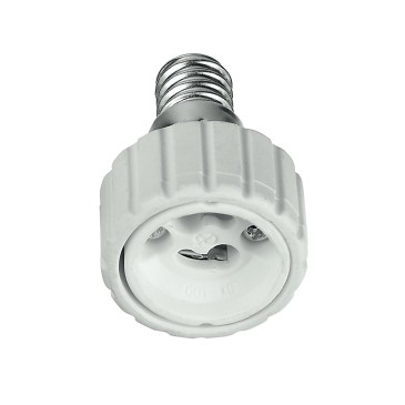 Adaptateur E14-GU10 Réducteur pour lampes de E14 à GU10