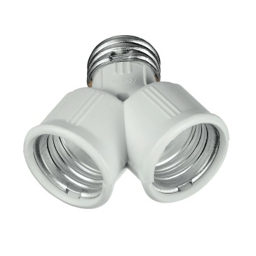 Adaptateur E27-2E27 Réducteur pour lampes de E27 à 2E27