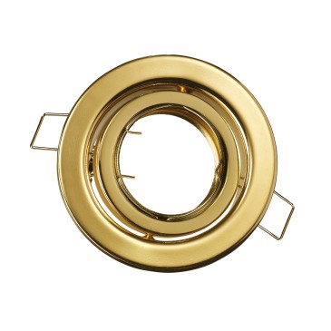 INC-REFLEX-SM1 ORO - Anneau réglable rond en aluminium doré pour spot encastré