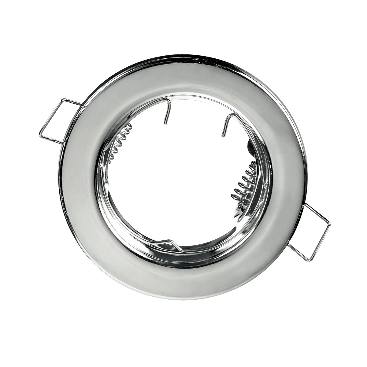 INC-REFLEX-SF1 CR - Anneau rond fixe en aluminium chromé pour spot encastré