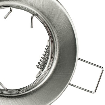 INC-REFLEX-SF1 NIK - Anneau rond fixe en aluminium Nikel pour spot encastré