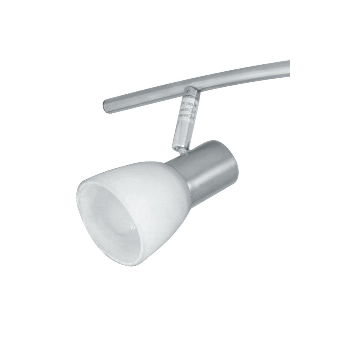 SPOT-MITO-S4 - Plafoniera elegante di colore nickel a quattro luci 40 watt E14