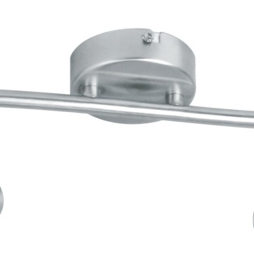 SPOT-MITO-S4 - Plafoniera elegante di colore nickel a quattro luci 40 watt E14