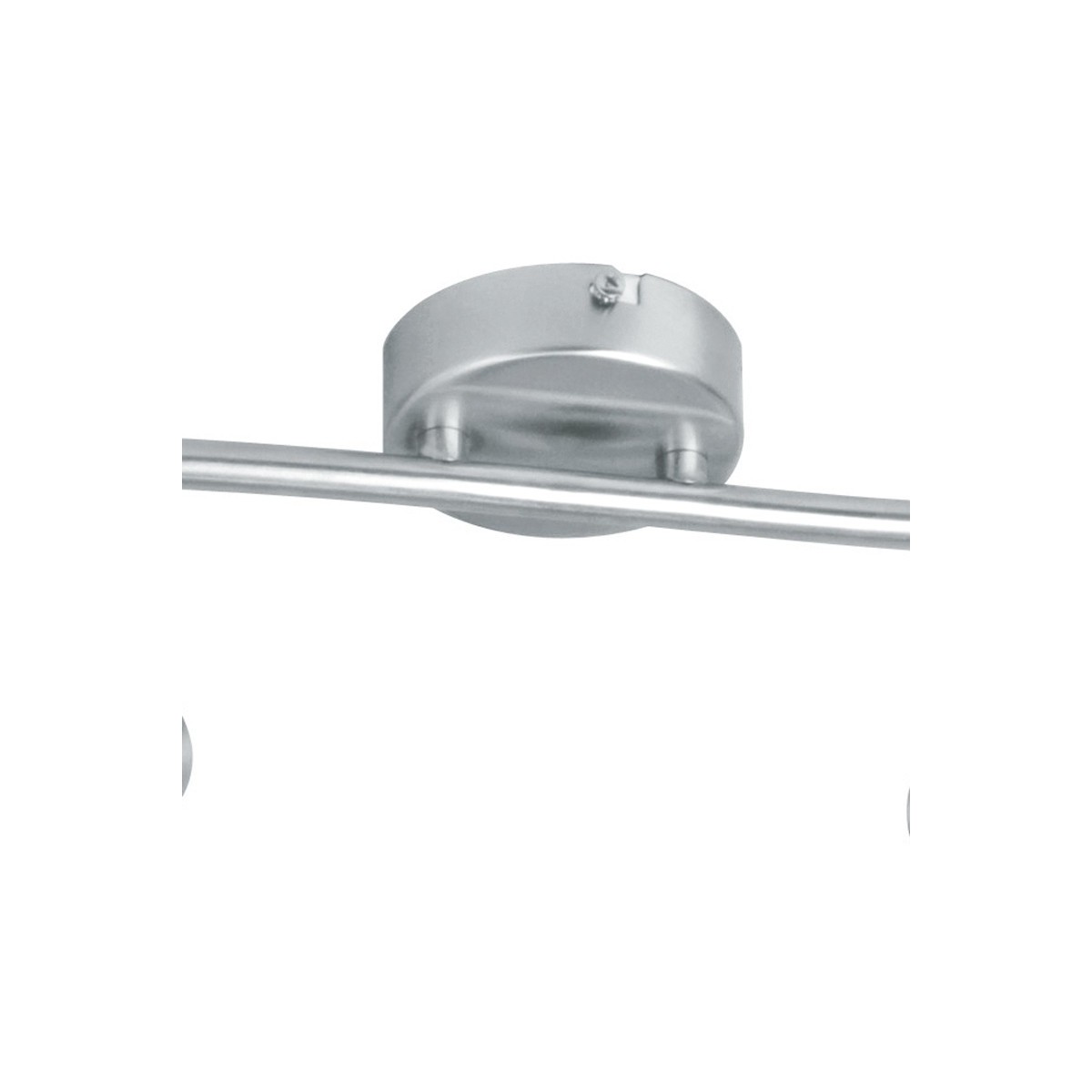 SPOT-MITO-S4 - Plafoniera elegante di colore nickel a quattro luci 40 watt E14