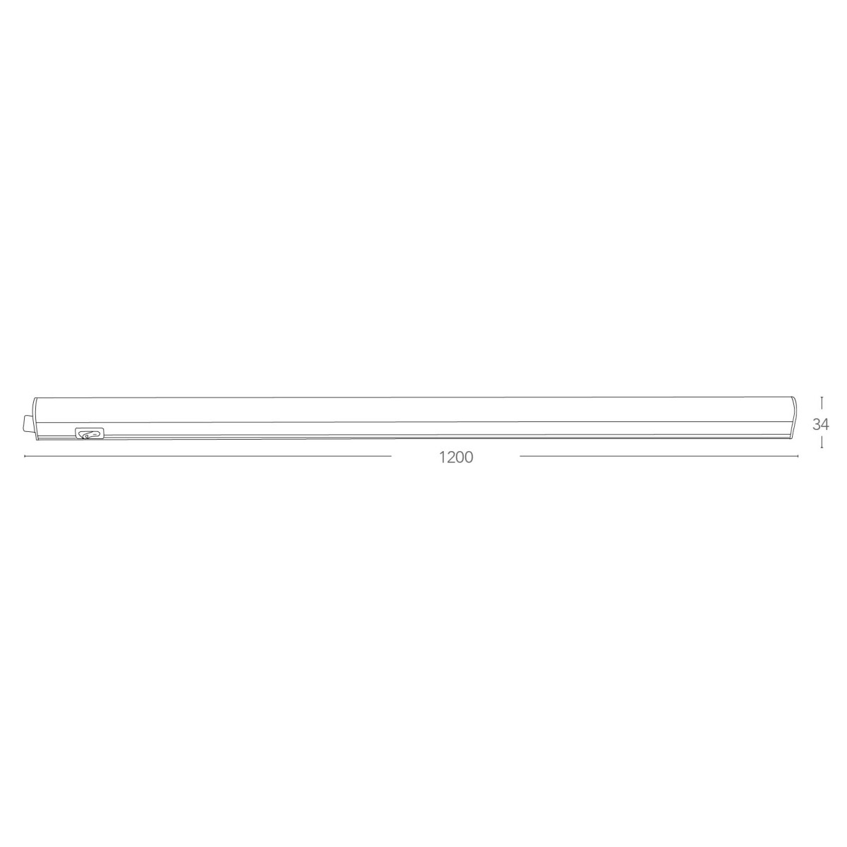 LEDBAR-T5-120 - Barre LED 120 cm 15 watts 4000 kelvin T5