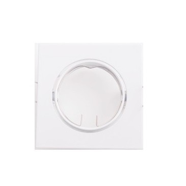 INC-REFLEX-Q-SM1 BCO - Virole ajustable carrée en aluminium blanc pour spot encastré