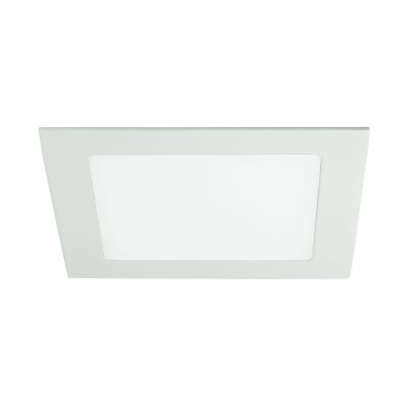 INC-FLAP / 12WC - Spot encastré bas plafond encastré blanc carré aluminium Led 12 watts lumière chaude