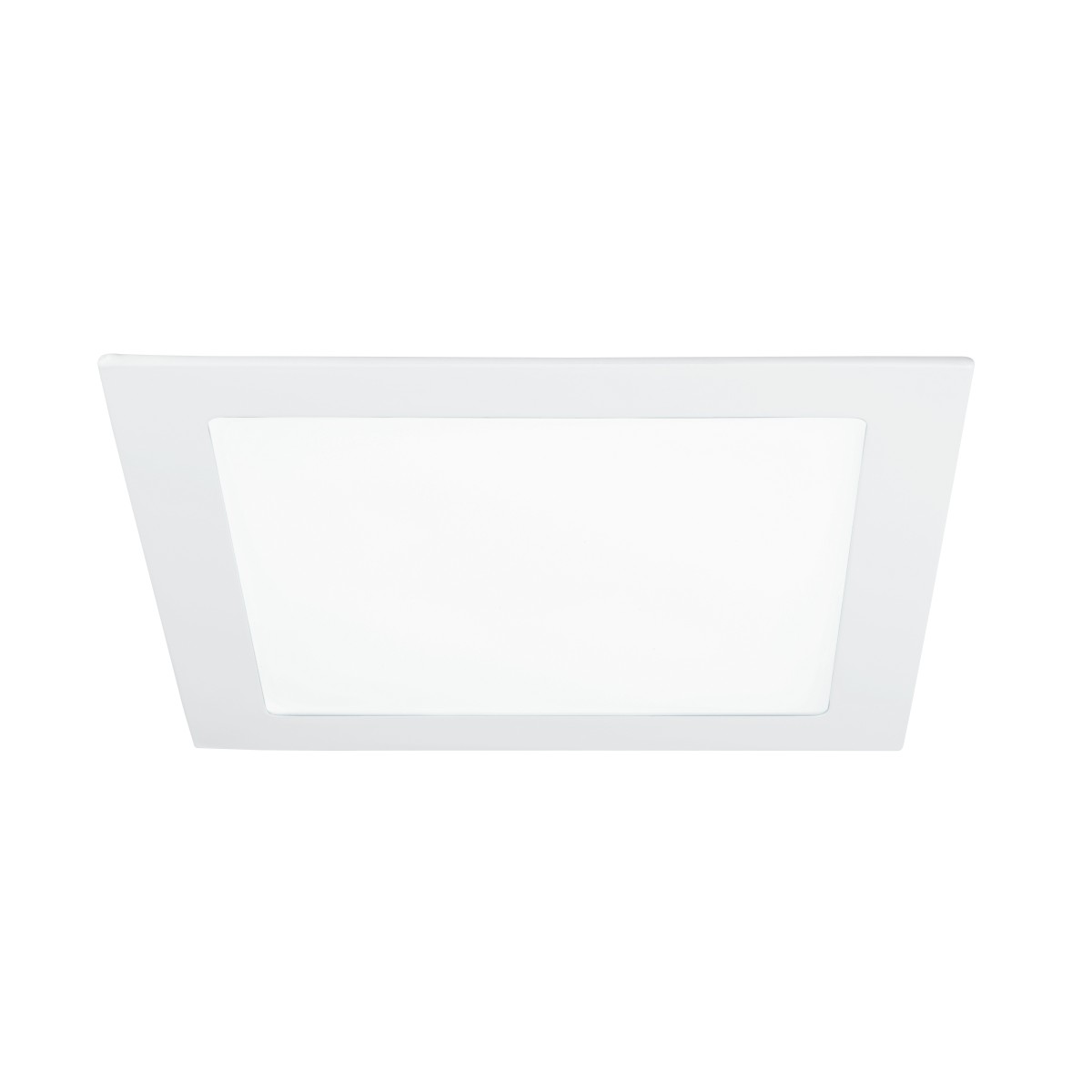 INC-FLAP/18WF - Incasso Controsoffittatura Faretto Bianco Quadrato Alluminio Led 18 watt Luce Fredda