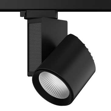 LED-TRAIN-B-40WC - Spot pour rail moderne de couleur noire et avec lumière led 40 watts 3200 kelvin