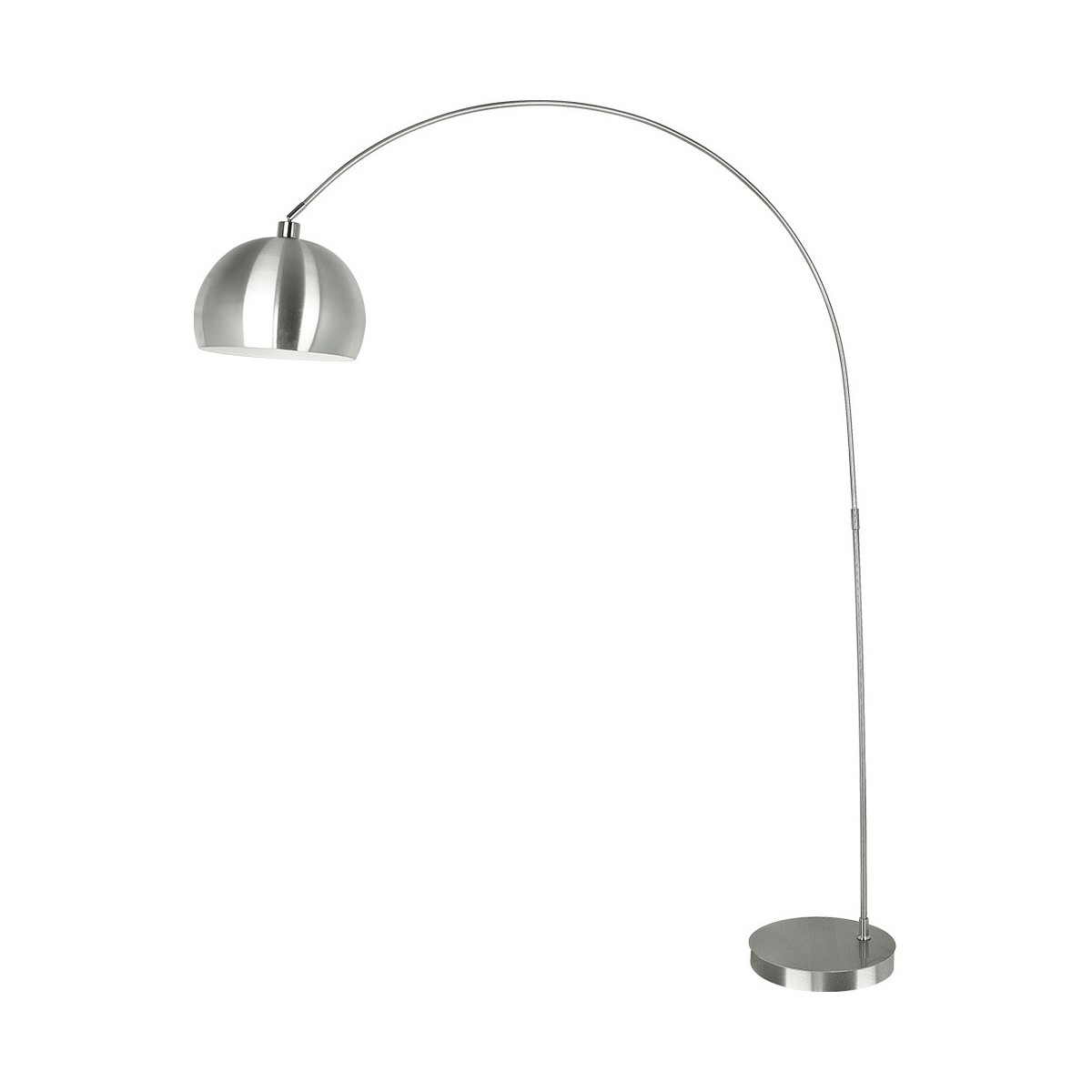 I-PLAZA / PT NIK - Nikel Metal Arch Lamp Lampadaire moderne E27