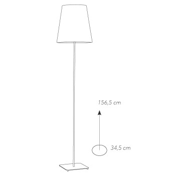 Lamp Lampadaire Gris