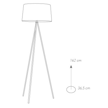 Weiße Stativ-Stehlampe,...