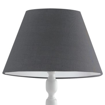 Abat-jour en lampe de conte de fées en tissu gris