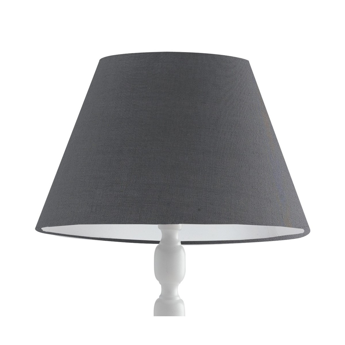 Abat-jour en lampe de conte de fées en tissu gris